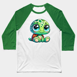 Baby Tortoise Baseball T-Shirt